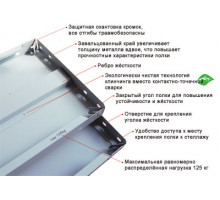 Полка СТФ 700x500