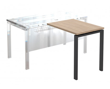 Брифинг-приставка NT 80 вяз натуральный/антрацит