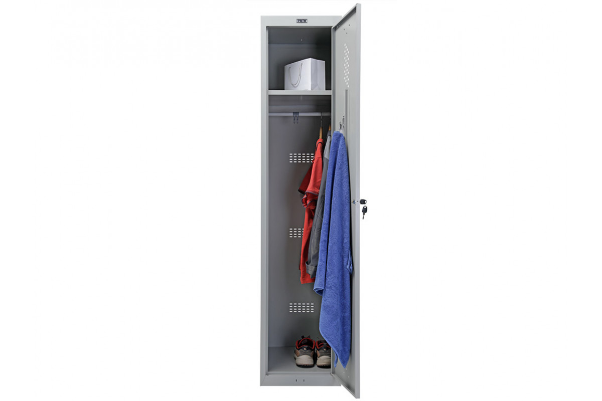 Шкаф для раздевалок усиленный ml-11-40 базовый модуль